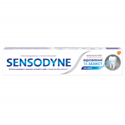 Зубна паста Sensodyne Відновлення та Захист Вибілювальна 75 мл (3830029297238/5054563103321)