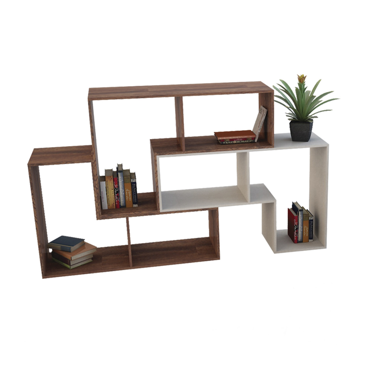 Сучасний книжковий стелаж FLASHNIKA 06 (2000мм x 400мм x 1200мм), фото 1