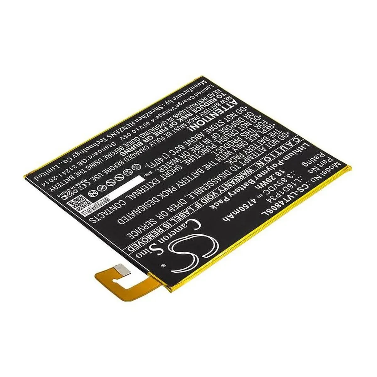 А Lenovo L16D1P34 4750 mAh батарея аккумулятор на планшет леново, фото 1