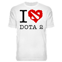 Футболка «Я люблю Dota 2»