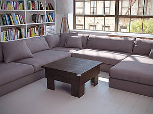 Журнальний стіл-трансформер FLASHNIKA Ніка 1 (760мм x 760мм x 410мм)