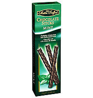 Чорний шоколад з м'ятою Chocolate Sticks Mint Flavour Maitre Truffout , 75 г
