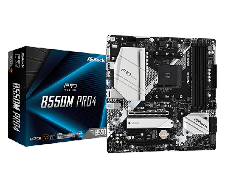 Материнська плата ASRock B550M Pro4 Socket AM4 (B550M Pro4), фото 1