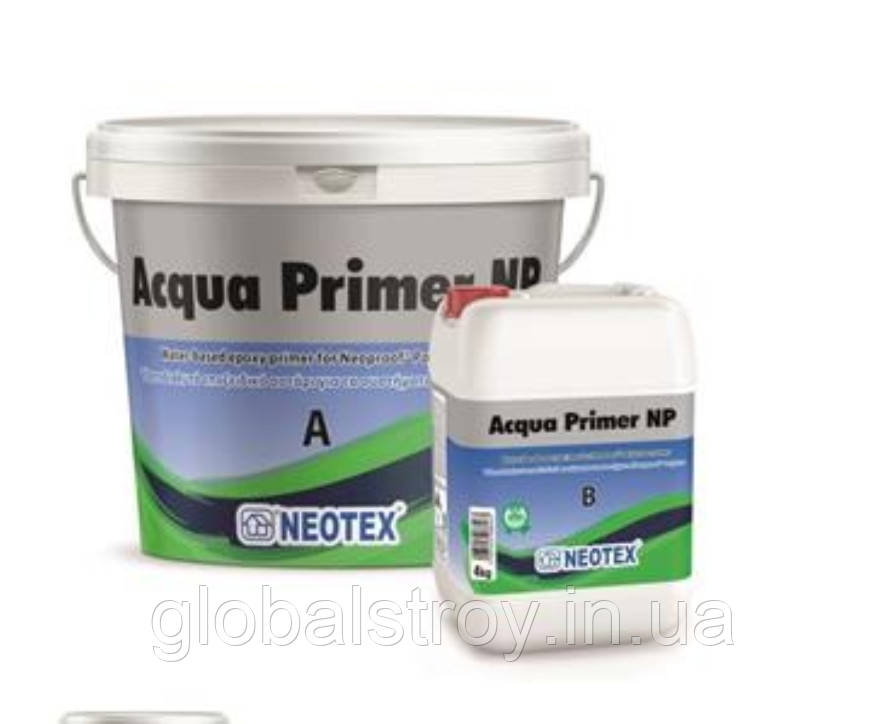 Епоксидна ґрунтовка Neotex Acqua Primer NP упак 7 кг А+В під полімочевину