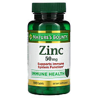 Цинк 50мг Nature's Bounty Zinc 50mg 100шт