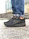 Кросівки чоловічі чорні зимові Nike Air Max 90 (01132), фото 5