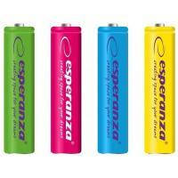 Аккумулятор Esperanza AA 2000mAh Ni-MH * 4 mix of colors (EZA108)