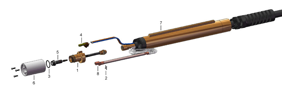 Витратні матеріали до плазмових пальників POWERMAX 1250 T80/T80M механічний різак, фото 1