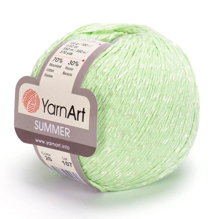 YarnArt Summer — 20 зелена м'ята