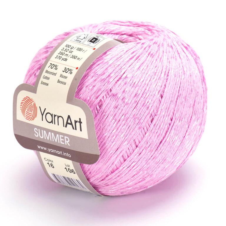 YarnArt Summer — 01 світло-рожевий