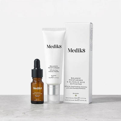 Medik8 Balance Moisturiser with Glycolic Acid Activator Матуючий крем з пробіотиками