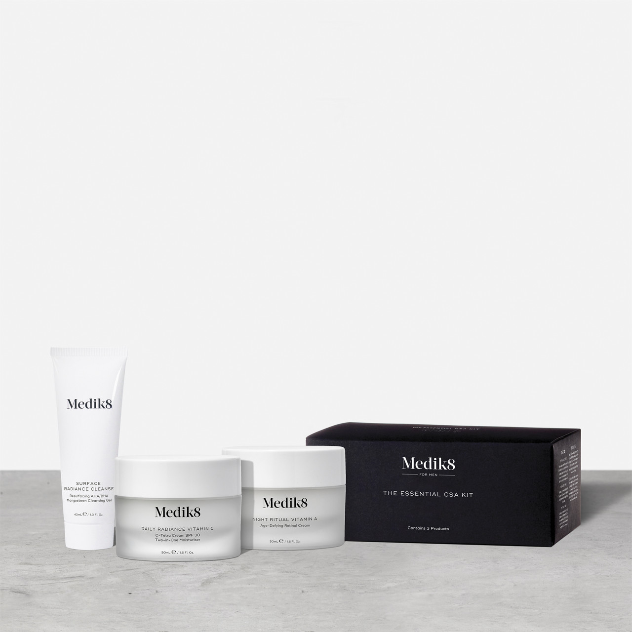 Medik8 Essential CSA Kit For Men Набір для омолодження шкіри для чоловіків