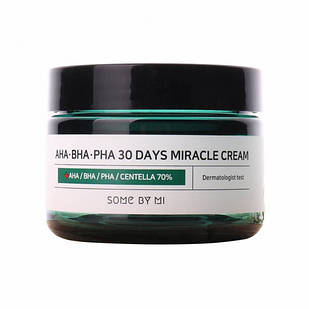 SOME BY MI AHA.BHA.PHA 30 Days Miracle Cream кислотний крем для проблемної шкіри, 60 мл. До 10/2026