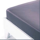 Простирадло на резинці 140х200х20см сатин тм Ярослав №2 сіро-ліловий, фото 3