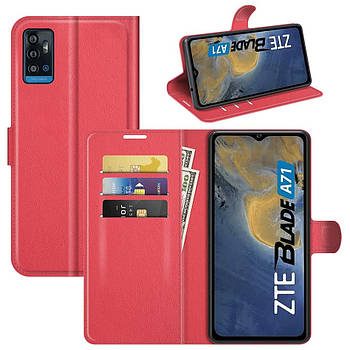 Чохол-книжка Litchie Wallet для ZTE Blade A71 Red