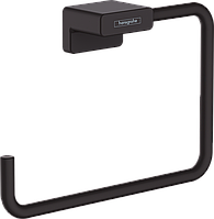 Держатель-кольцо для полотенец HANSGROHE ADDSTORIS 41754670 189мм металлический черный