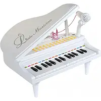 Игрушечный музыкальный инструмент Baoli Піаніно-синтезатор BAO-1504C White маленький музыкант с микрофоном 31