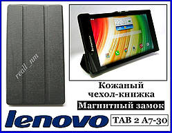 Чорний чохол-книжка для планшета Lenovo Tab 2 A7-30 TFC еко PU