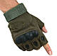 Рукавички без пальців, тактичні рукавички без пальців (пара) Oakley, розмір L, колір зелений - фото 1 - id-p1617267570