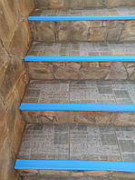 Гумова антиковзна накладка на ступені (Блакитна)