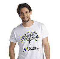 Футболка патріотична з принтом I love Ukraine (5343_8)
