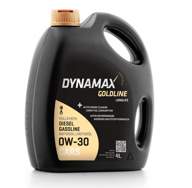 Моторна олива DYNAMAX GOLDLINE LONGLIFE 0W30 4л