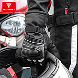 Мото-рукавички Зимові із захистом кісточок кулака MOTOWOLF XXL Чорний MDL0318, фото 5