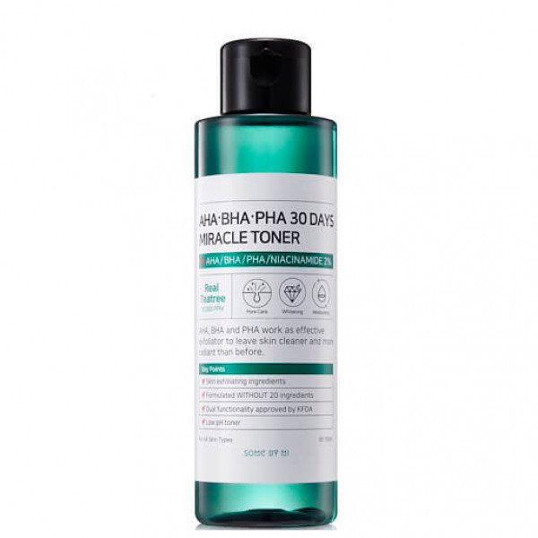 SOME BY MI AHA.BHA.PHA 30 Days Miracle Toner кислотний тонер для проблемної шкіри, 150 мл. До 05/2027, фото 1