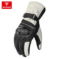 Мото-перчатки Зимние с защитой костяшек кулака MOTOWOLF XXL Белый MDL0318