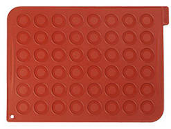 Кондитерський килимок для макаронс на 24 шт 30х40х1,5 мм Silikomart MAC01/C