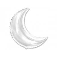 Фольгированный шар "Луна Серебро" 70 см
