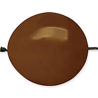 Латексный круглый шар линколун тет-а-тет GL13 Gemar Пастель коричневый, 13" 33 см