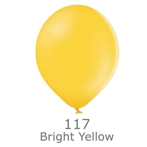 Куля повітряна BELBAL пастель 117 Світло-жовта Bright yellow 12" (30см)