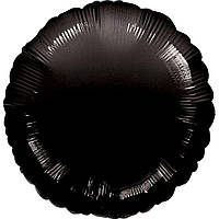 Фольгированный шар Anagram Круг 18" (46 см) черный пастель