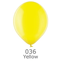 Шар воздушный BELBAL кристалл 036 Жёлтый Yellow 12"(30см)