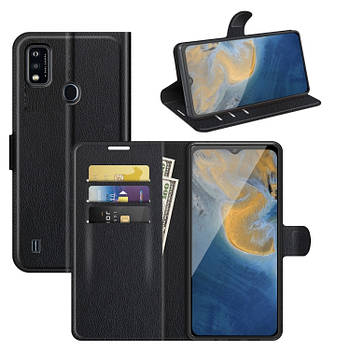 Чохол-книжка Litchie Wallet для ZTE Blade A51 Black