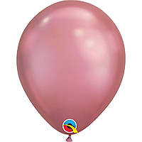 Латексный шар 11" (28см) Хром розовый