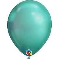 Латексный шар 11" (28см) Хром зеленый