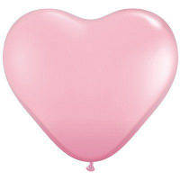 Латексные воздушные шары Gemar 10" (25 см) Сердце розовое, пастель
