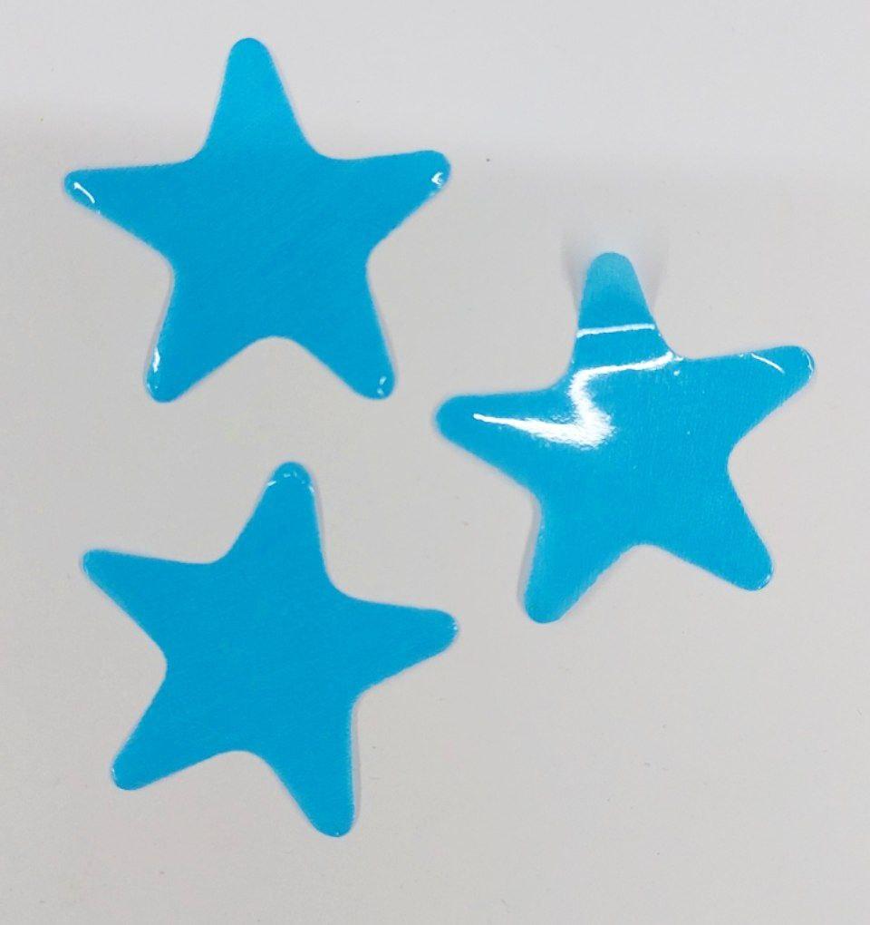 Конфетті зірки блакитні 3,5 см (10 грам)