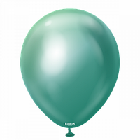 Латексный воздушный шар Kalisan Зеркальный Зеленый, Mirror Green,12" 30 см