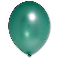 Латексный шар без рисунка BELBAL 85/063 металлик Зеленый 10.5" 27 см