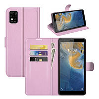 Чохол-книжка Litchie Wallet для ZTE Blade A31 Light Pink