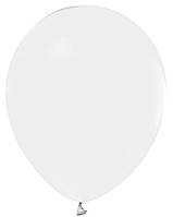 Латексный воздушный шар без рисунка Balonevi пастель 10" белый