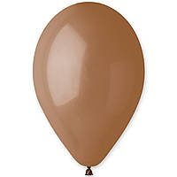 Латексный воздушный шар без рисунка Gemar Пастель мокко 12"/76 30 см