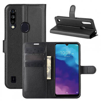 Чохол-книжка Litchie Wallet для ZTE Blade A7 2020 (with fingerprint) Black