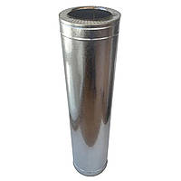 Труба Versia Lux дымоходная утепленная (нержавейка/ оцинковка 0,8 мм) 110/180