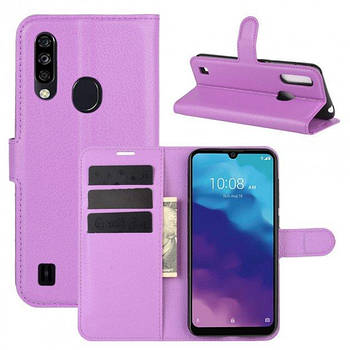 Чохол-книжка Litchie Wallet для ZTE Blade A7 2020 (with fingerprint) Violet