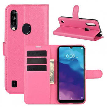 Чохол-книжка Litchie Wallet для ZTE Blade A7 2020 (with fingerprint) Rose