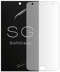 Бронеплівка для Motorola Z2 Force XT1789 на екран зносостійка поліуретанова SoftGlass